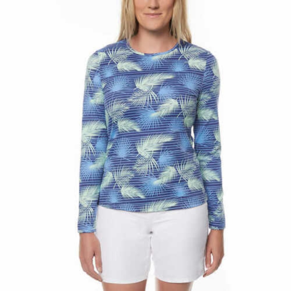 Womens Long Sleeve Rashguard UPF 50+ Stretch Shirt